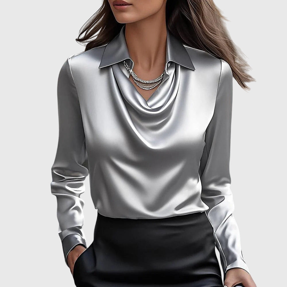 Avenelle | Silk Drape Blouse