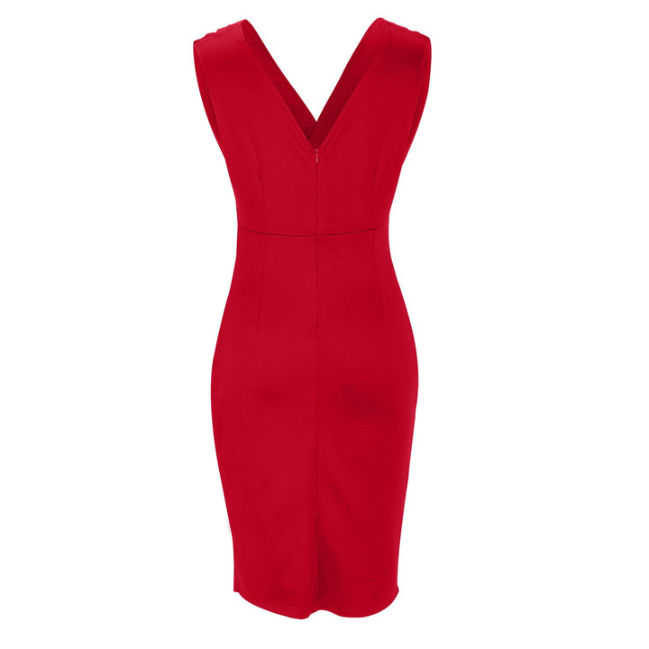 Valette | Sculpted Pleat Midi Dress