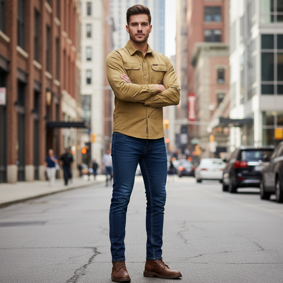 Theodor | Long Sleeve Casual Shirt