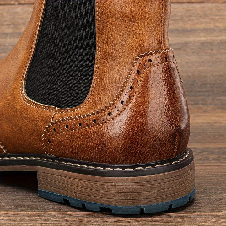 Serento | Classic Leather Chelsea Boots