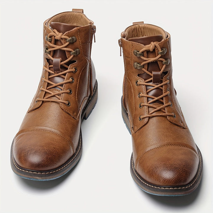Novaro | Everyday Leather Zip Boots