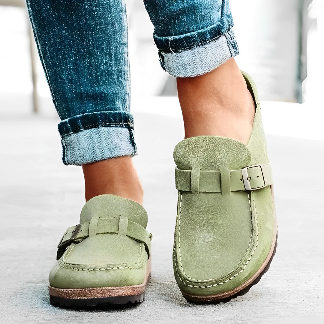 Mariah | Ortho Comfort Leather Mules