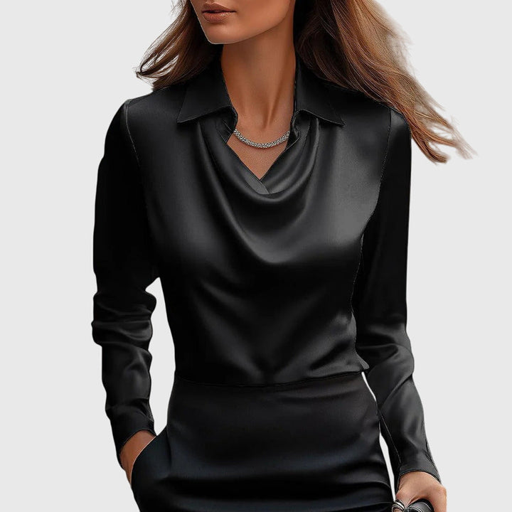 Avenelle | Silk Drape Blouse