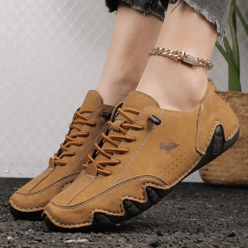 Valdena | Rugged Leather Utility Boots