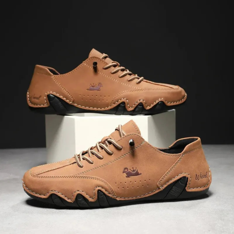 Valdena | Rugged Leather Utility Boots