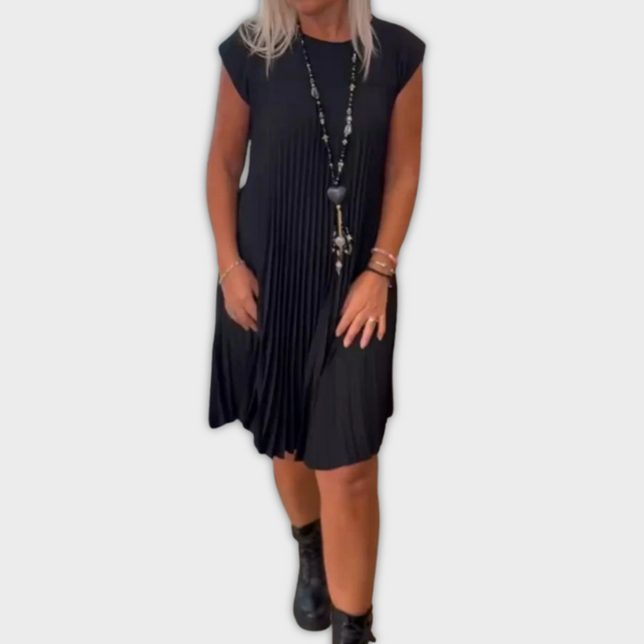 Eline | Casual Dress with Round Neckline