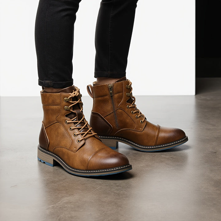 Novaro | Everyday Leather Zip Boots