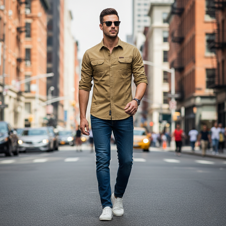 Theodor | Long Sleeve Casual Shirt