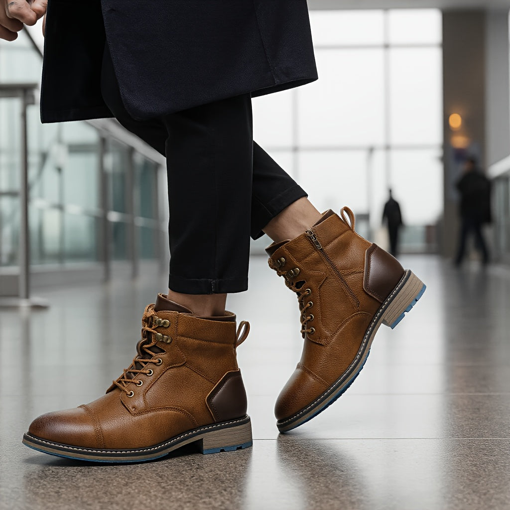 Novaro | Everyday Leather Zip Boots