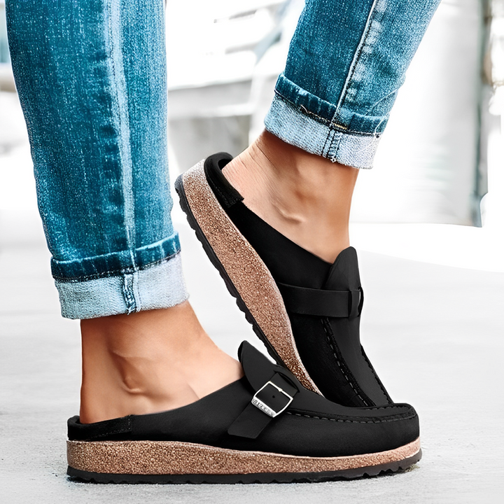 Mariah | Ortho Comfort Leather Mules
