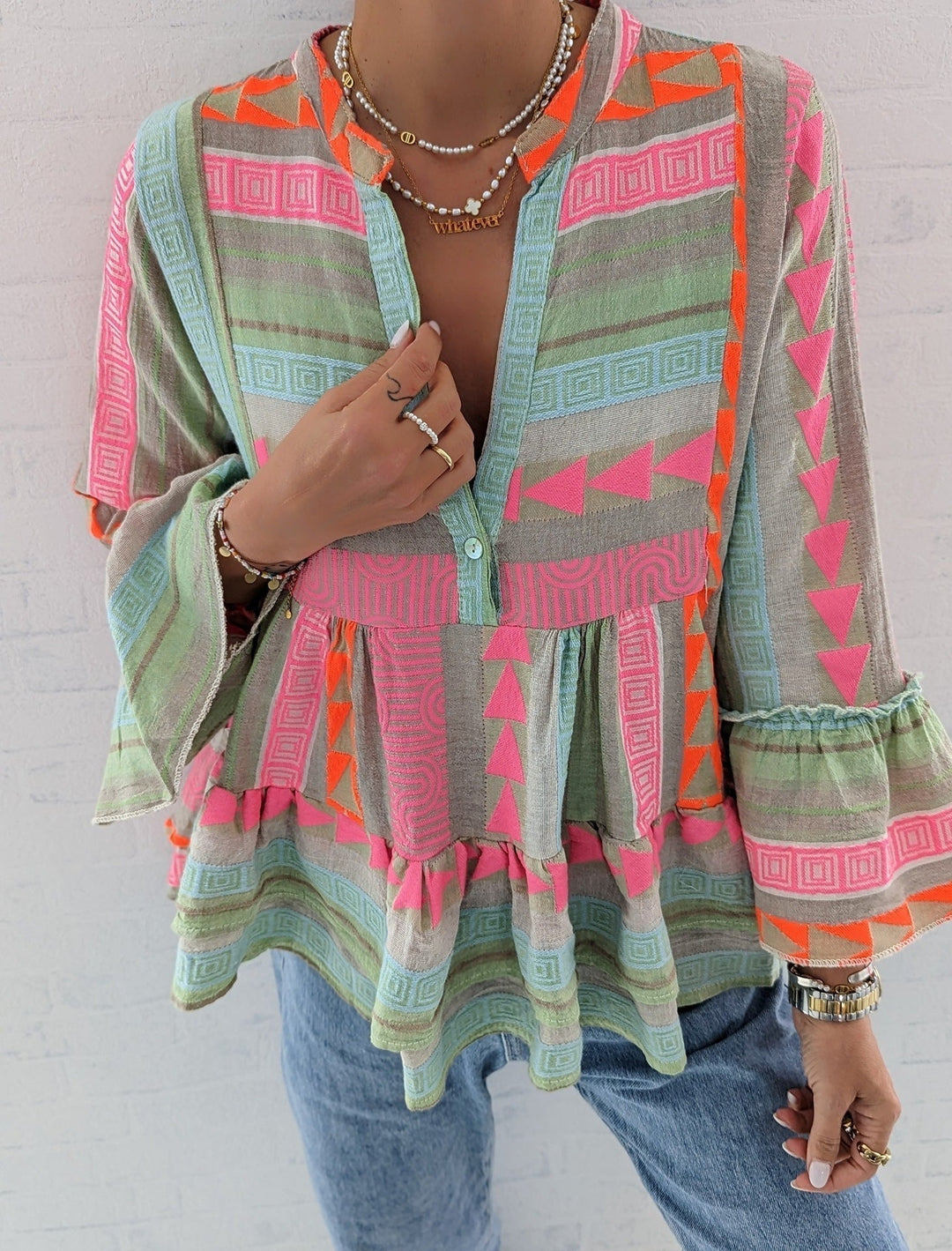 Aroha | Whimsical Stripes, Easy Charm