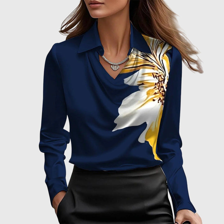 Avenelle | Silk Drape Blouse