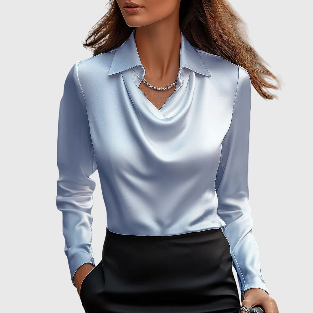 Avenelle | Silk Drape Blouse