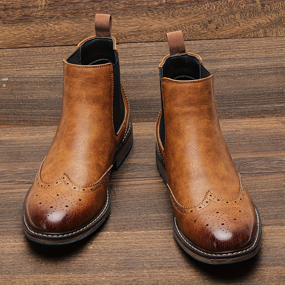 Serento | Classic Leather Chelsea Boots