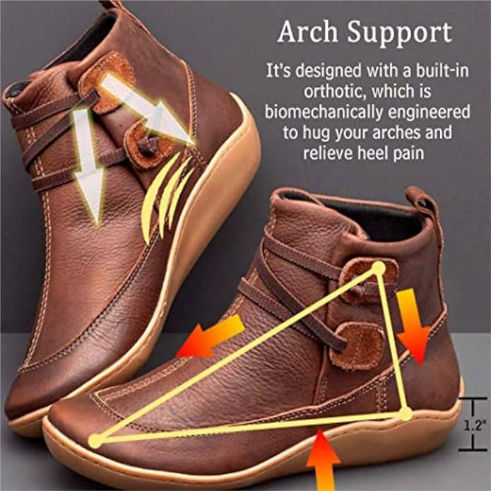 Tiana | Soft Ortho Vegan Leather Boots