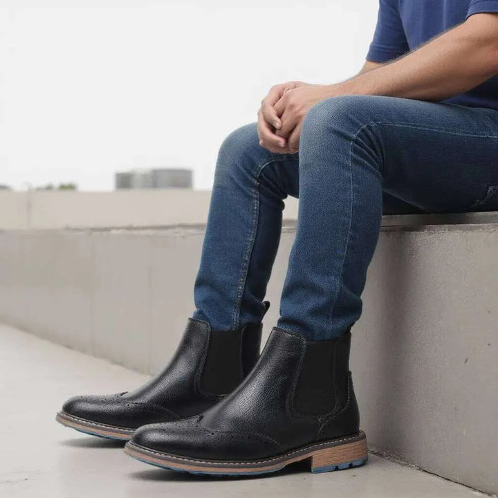 Serento | Classic Leather Chelsea Boots