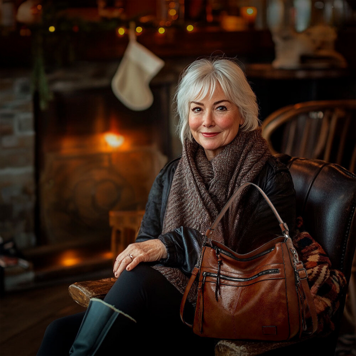 Liora | Retro Elegance Crossbody Satchel
