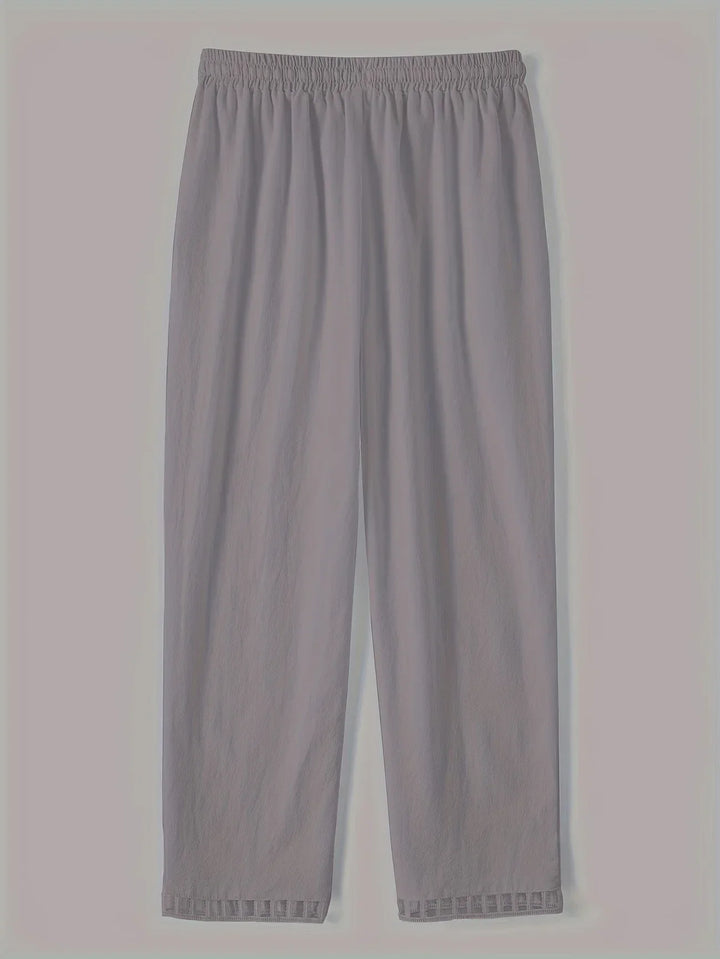 Tracey Contrast Trim Cropped Pants