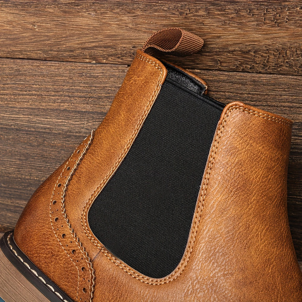 Serento | Classic Leather Chelsea Boots