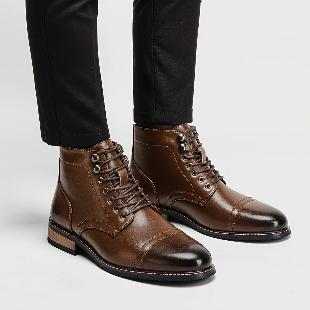 Rivoli | Classic Leather Derby Boots