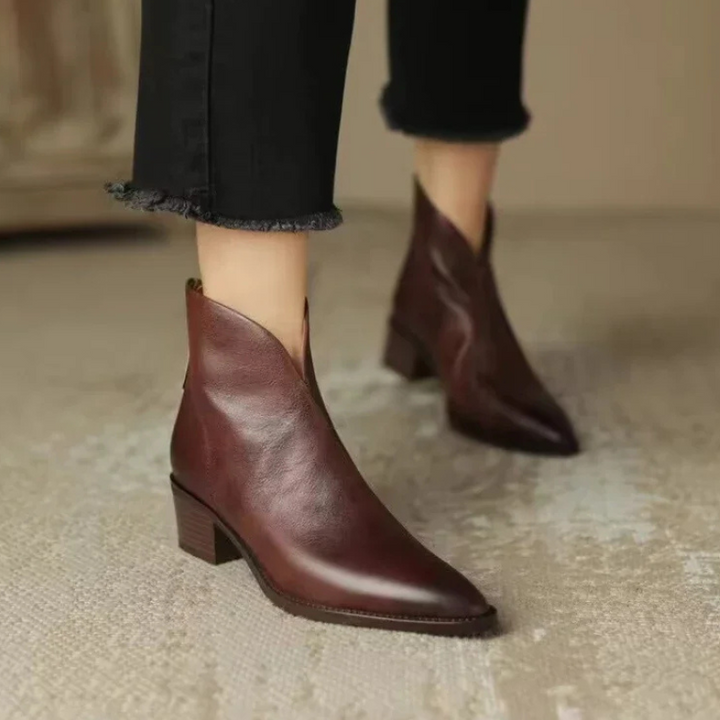 Michelle | Essential Leather Ankle Boots