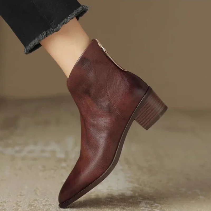 Michelle | Essential Leather Ankle Boots