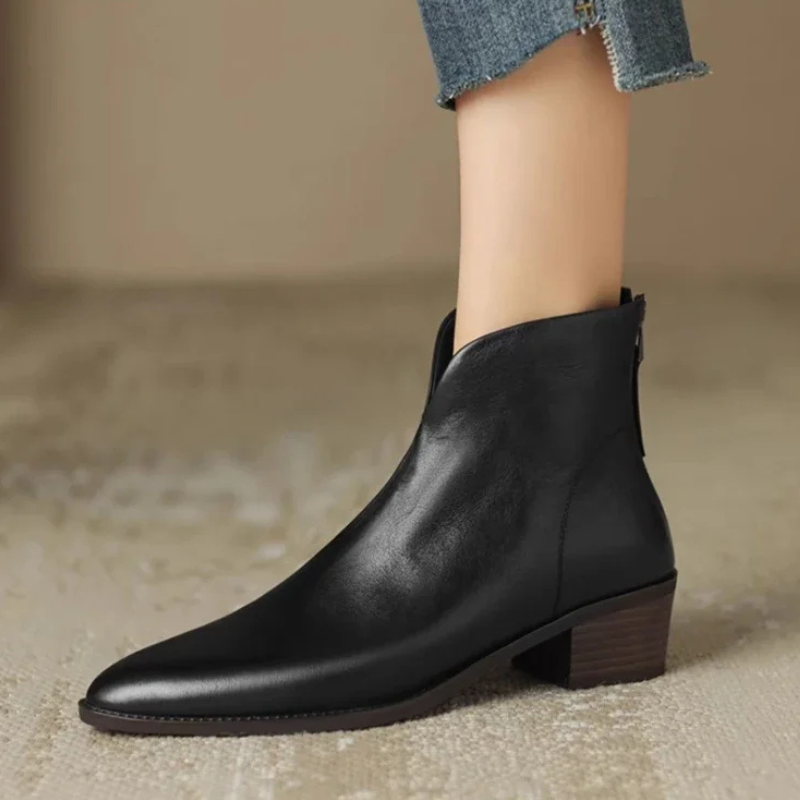 Michelle | Essential Leather Ankle Boots