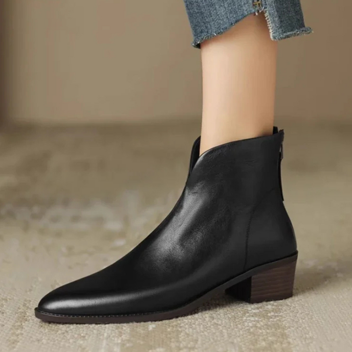 Michelle | Essential Leather Ankle Boots