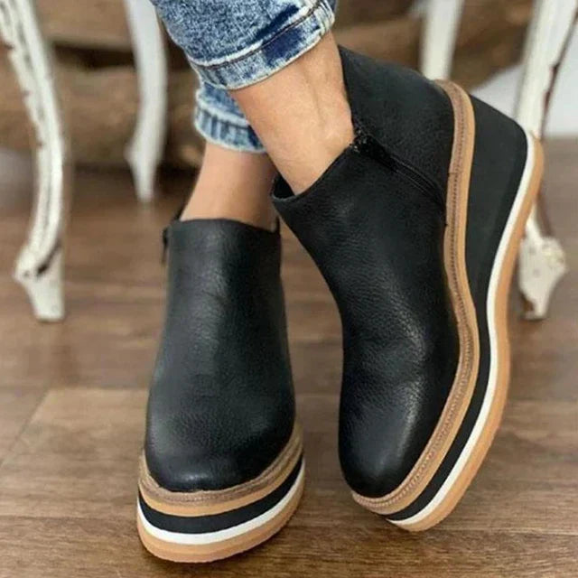 Maelis | WinterGrace Faux Leather Boots