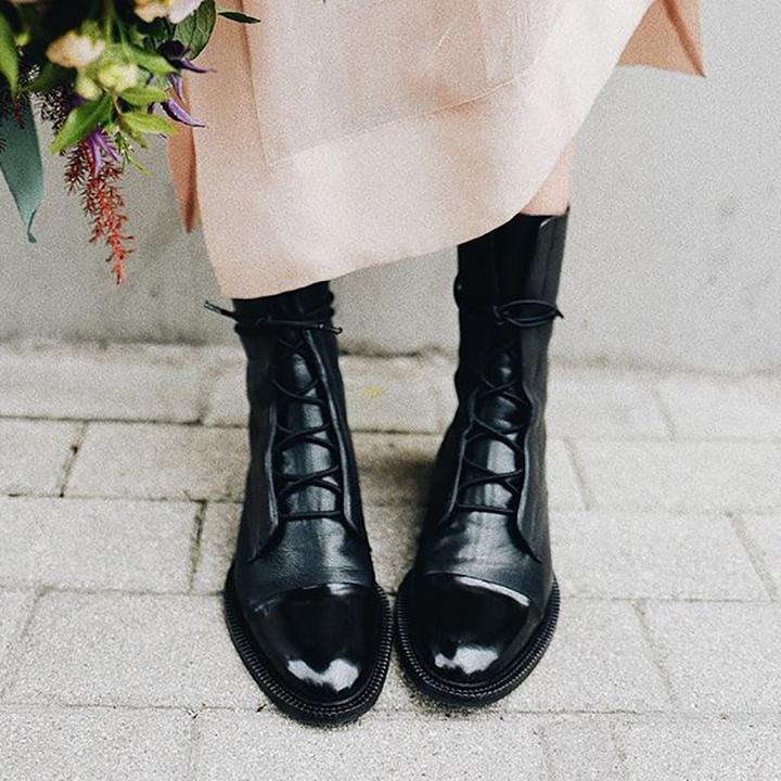 Sofia | Vintage Look Heel Boots