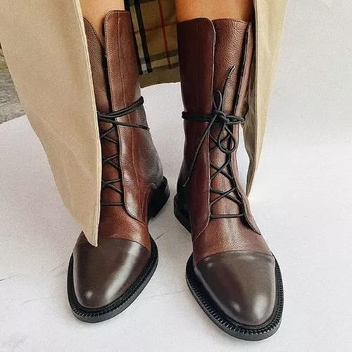 Sofia | Vintage Look Heel Boots