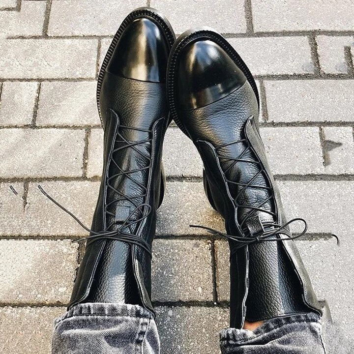 Sofia | Vintage Look Heel Boots