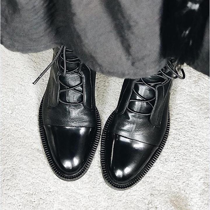 Solenne | Sculpted Leather Heeled Boots