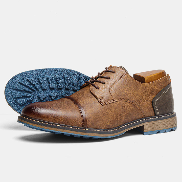 Arezzo | Refined Leather Derby Shoes