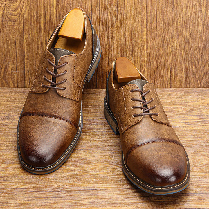 Arezzo | Refined Leather Derby Shoes