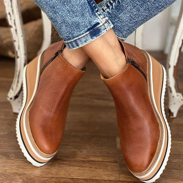 Maelis | WinterGrace Faux Leather Boots