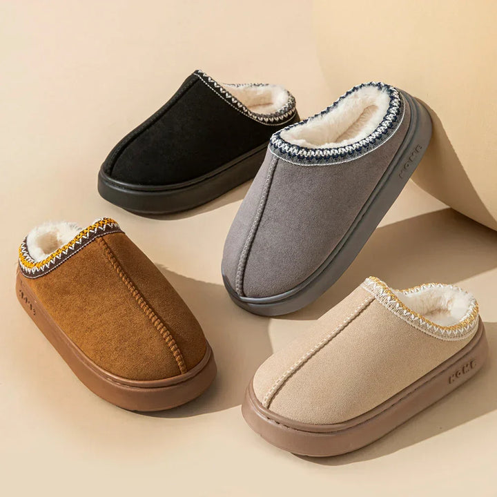 Layla™ Fluffy Platform Slippers