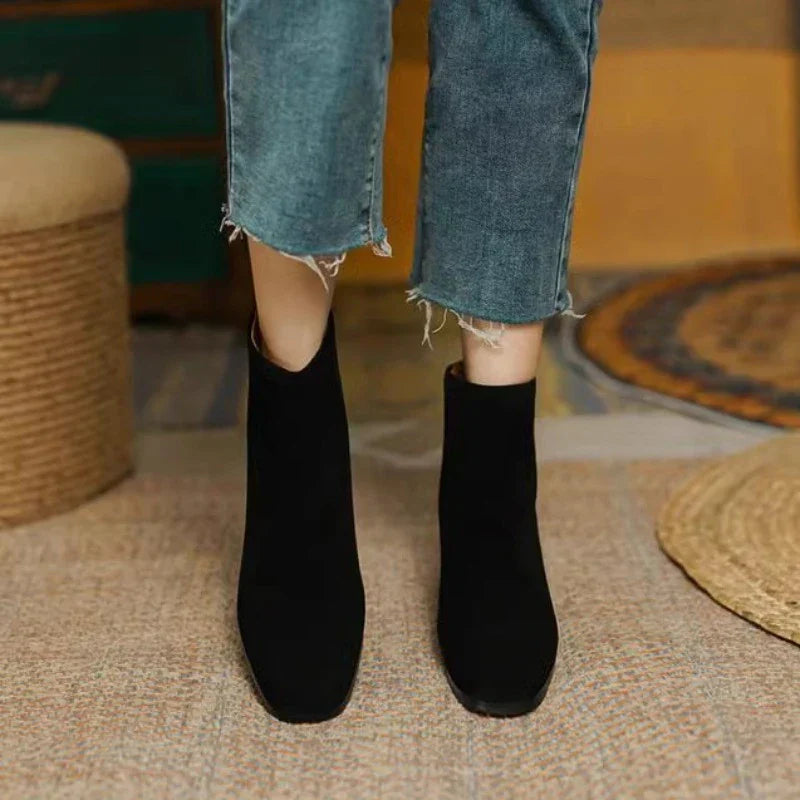 Skye | Frosted Leather Boots