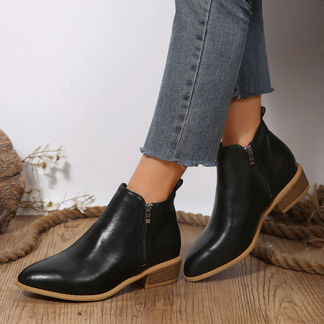 Meyla | MotionEase Zip-Up Bootie