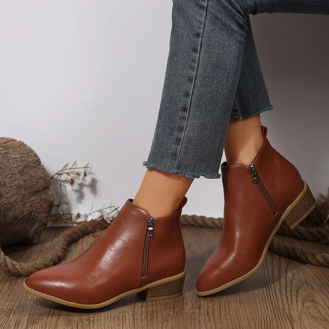 Meyla | MotionEase Zip-Up Bootie
