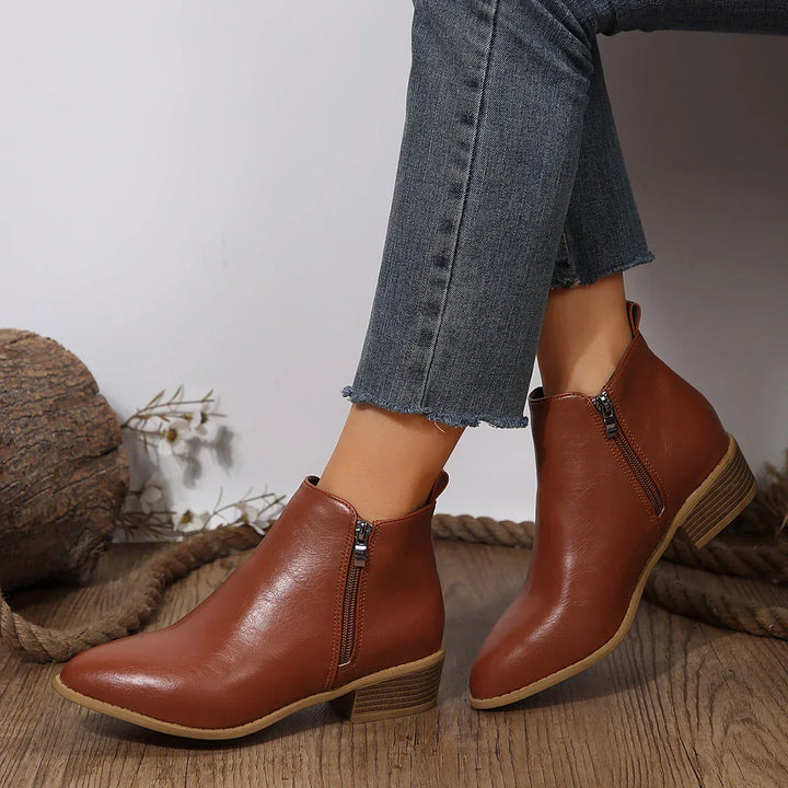 Meyla | MotionEase Zip-Up Bootie