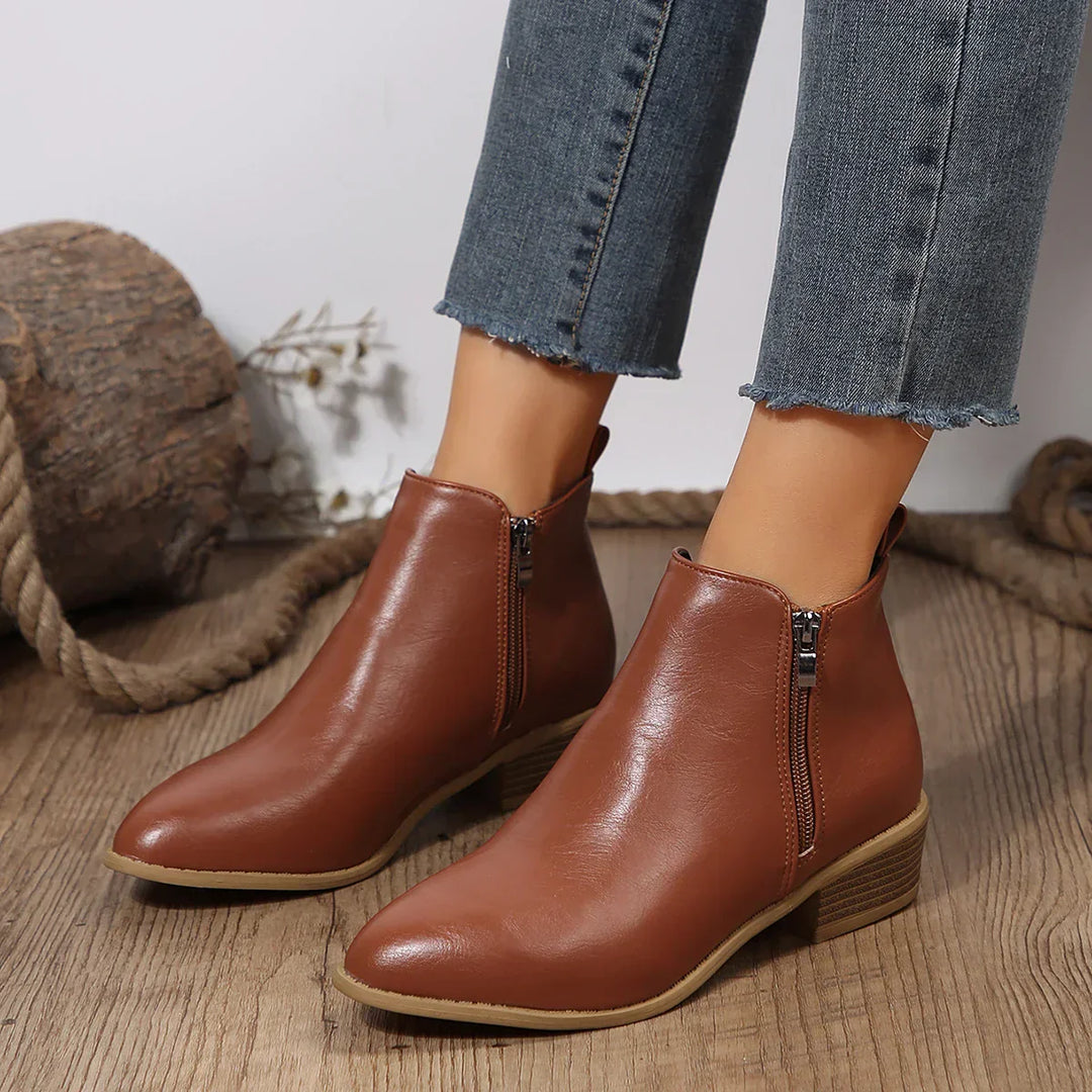 Meyla | MotionEase Zip-Up Bootie