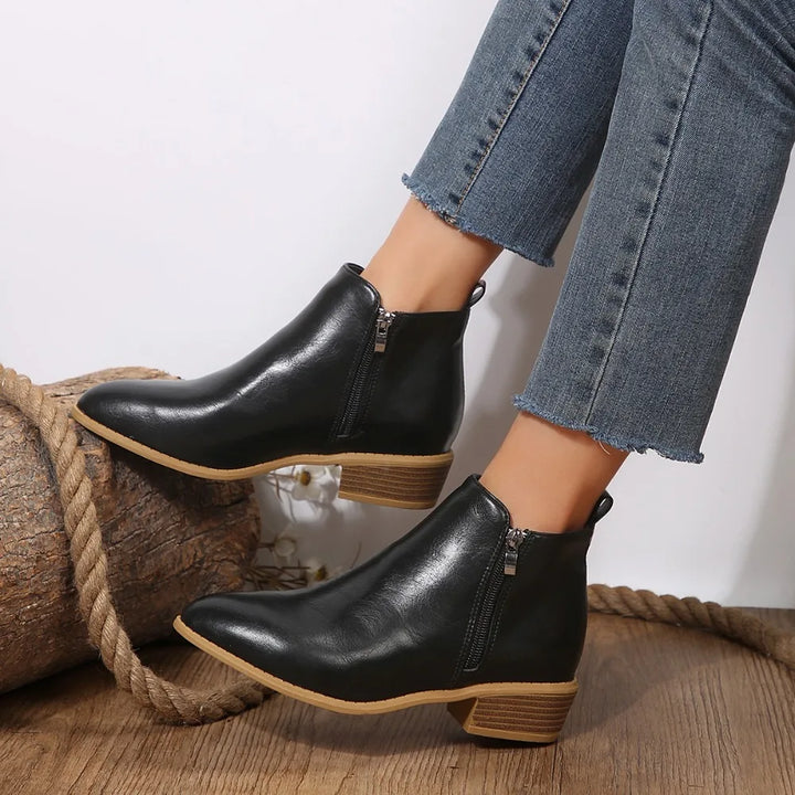 Meyla | MotionEase Zip-Up Bootie