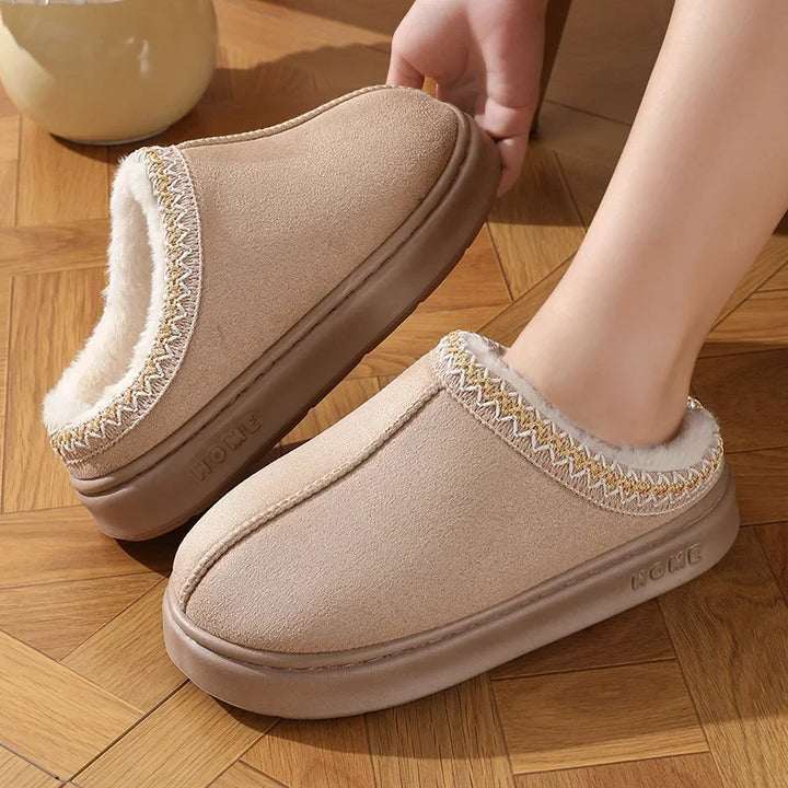 Layla™ Fluffy Platform Slippers