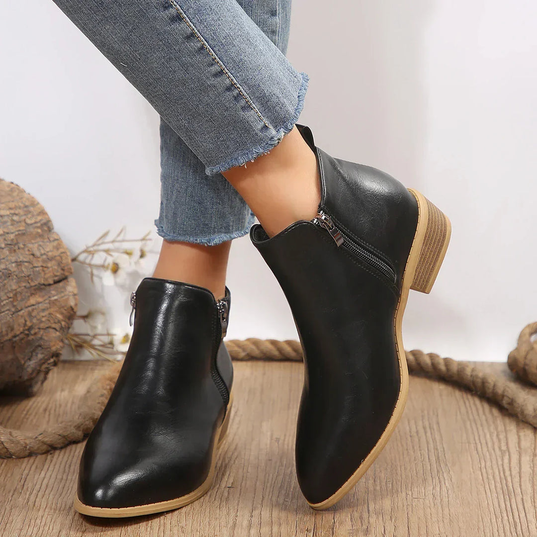 Meyla | MotionEase Zip-Up Bootie