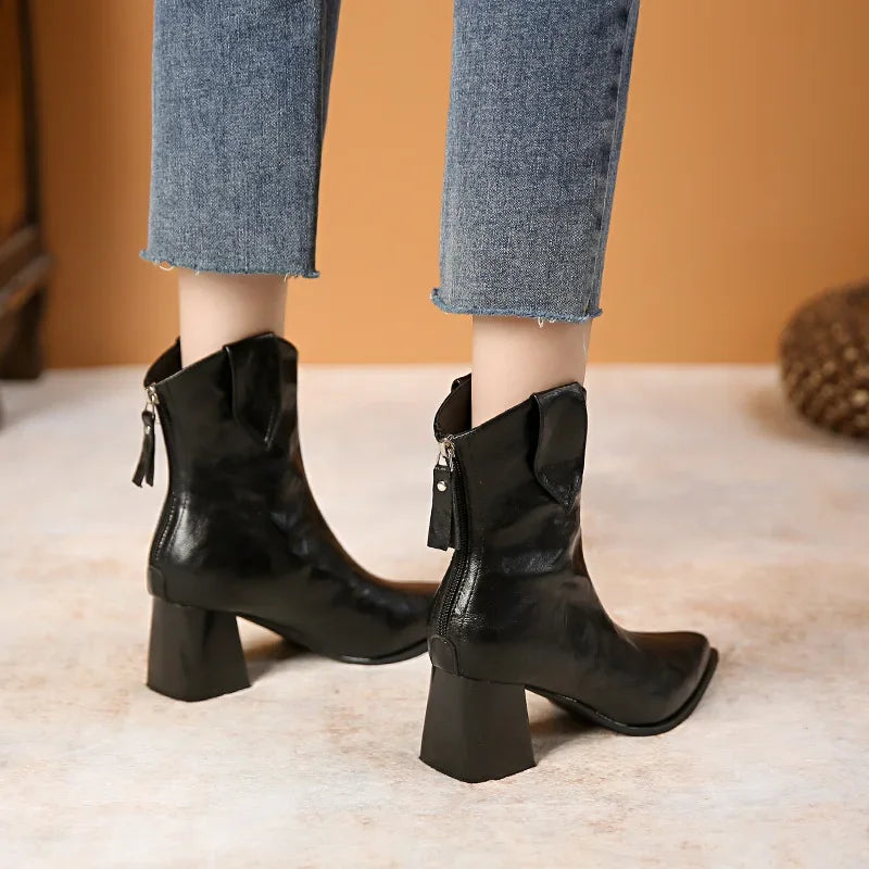 Mallory | Vintage High Heel Boots