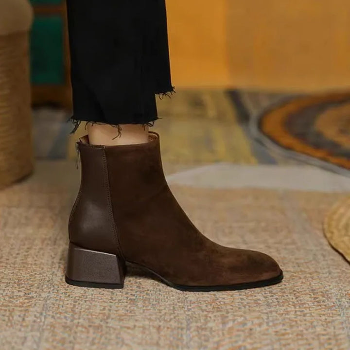 Skye | Frosted Leather Boots