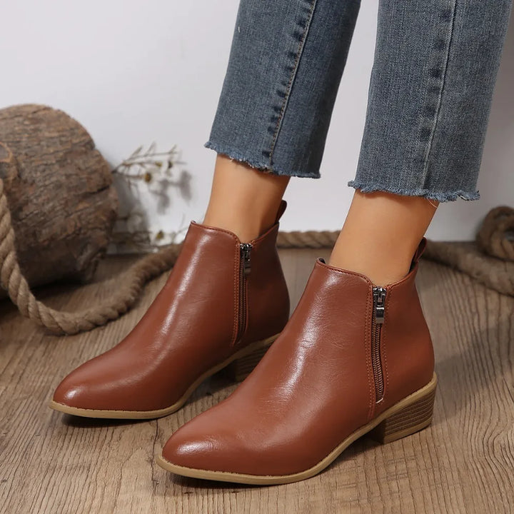 Meyla | MotionEase Zip-Up Bootie