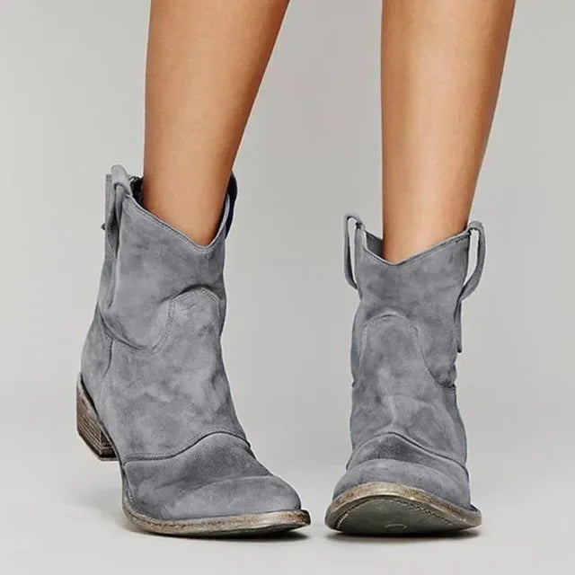 Harley | Vintage Cowboy Ankle Boots
