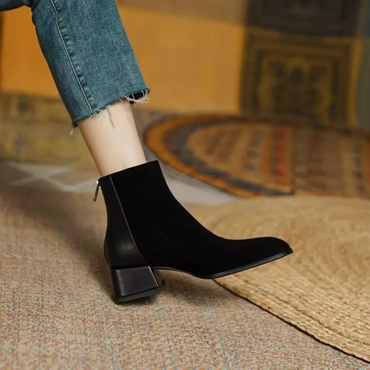 Skye | Frosted Leather Boots